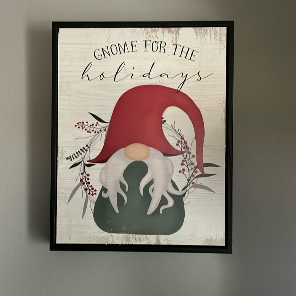 Christmas Gnome Wall Decor